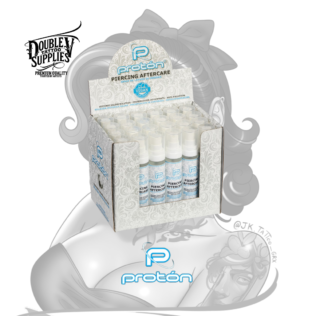 Proton Piercing Aftercare – Solución Salina Isotónica TattooProton — 50 ml / 1.69 Oz · Airless System