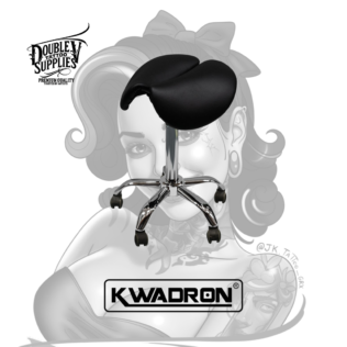 ALLOT PRO — ROTARY STOOL PREMIUM BLACK | Kwadron | Taburete Giratorio Ergonómico Profesional