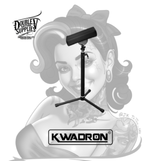 TRIPOD BLACK ARMREST — Kwadron | Reposabrazos Plegable con 3 Patas Estabilizadoras