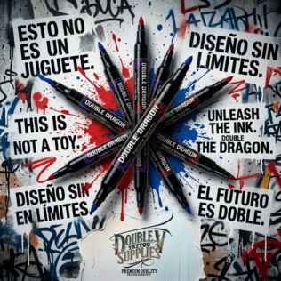 Rotulador Inkdelible Dual ArtDriver Double Dragon
