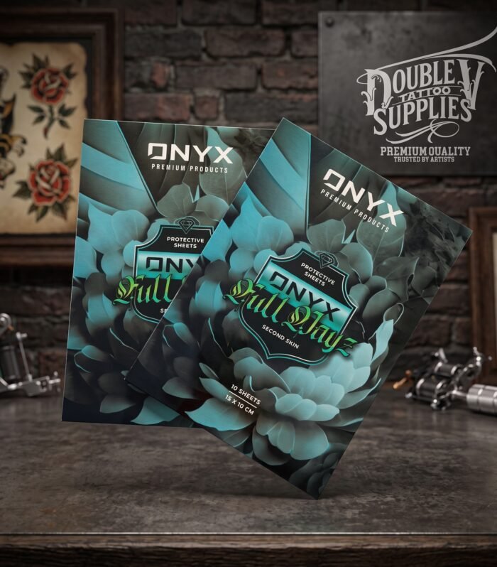 Pack de 10 láminas ONYX Second Skin, segunda piel transparente para tatuaje de 15 × 10 cm