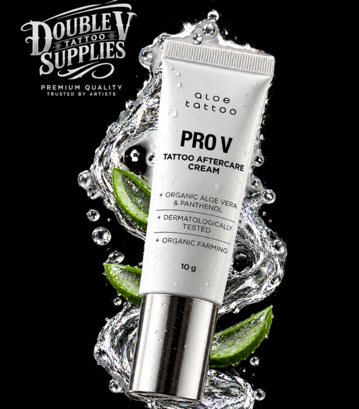 crema-aftercare-aloe-pro-v-aloe-tattoo-10g Tubo airless de crema aftercare Aloe Pro V de Aloe Tattoo, 10 g, para tatuajes recién hechos
