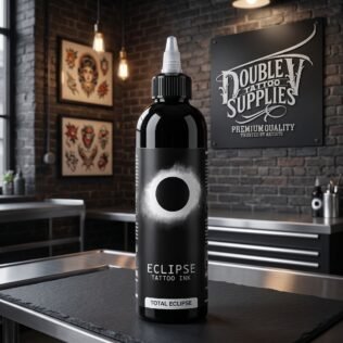 Bote de tinta negra Eclipse Tattoo Ink para tatuaje